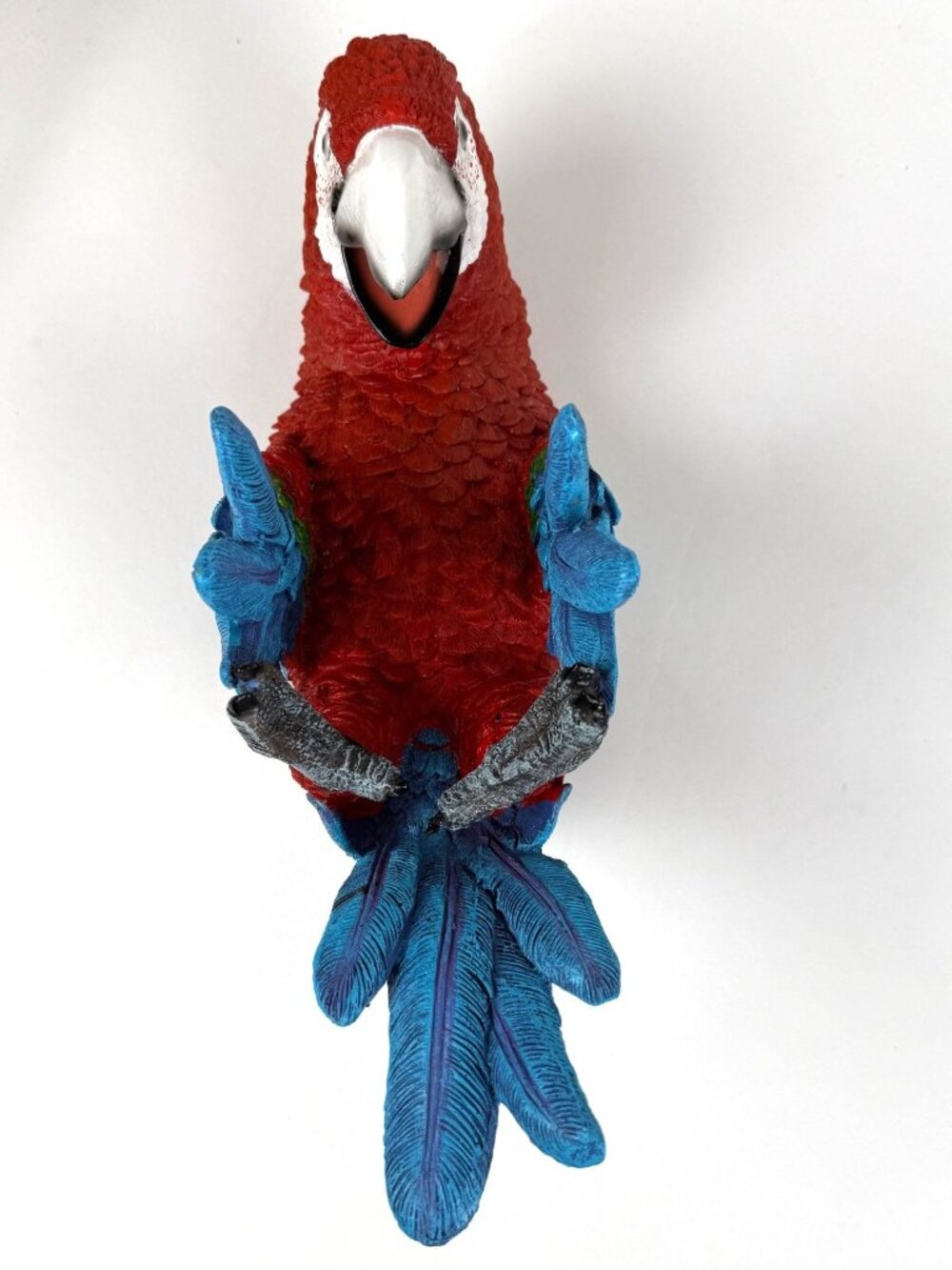 Rio Rainforest Jungle Red Scarlet Macaw Parrot Wine Bottle Holder Caddy Figurine - Picture 3 of 9